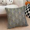 European Retro Cushion Cover Natural Linen Double Sided Print  Throw Pillow Case for Sofa Couch Home Decor