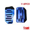 1~8PCS Universal Racing Manual Non-Slip Foot Pedal Pad Cover Aluminum Automatic Gear Brake Accelerator Car Interior Accessories