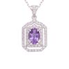 Color Treasure Jewelry Natural Citrine Amethyst Topaz Pendant Necklace Women'S S925 Sterling Silver