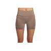 Nike High-Waisted Logo Fitted Three-Quarter Sports Shorts Women Shorts Brown HJ2259-233
