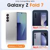 Slim Fit Case for Samsung Galaxy Z Fold 7, with Front Built-in Screen Protector, Ultra Thin Matte PC Protective Cover-Blue