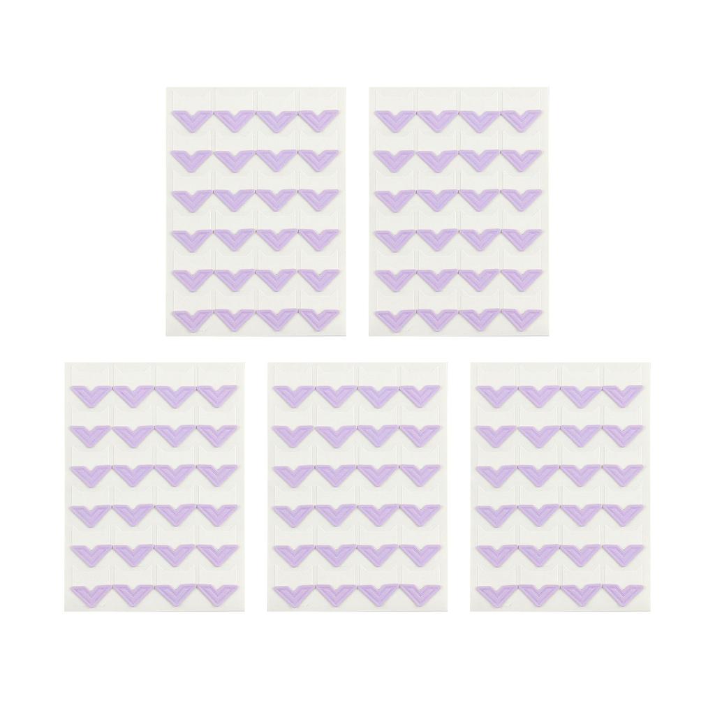 Pack of 5 Self Adhesive Stickers for Photo Albums Decorative Paper Stickers Pictures Album Corner Stickers Accessories