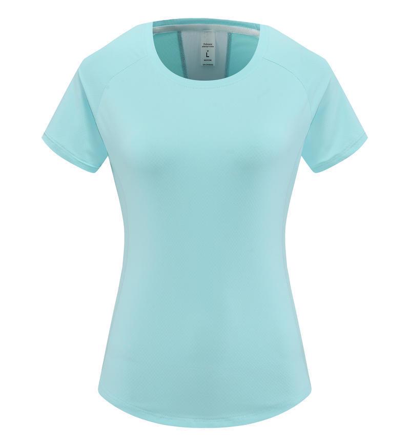 

Custom Women s Quick Dry Sports T-Shirt for Morning Runs, Badminton & Volleyball - Comfortable Loose Fit, Short Sleeve XXL світло-синій колір