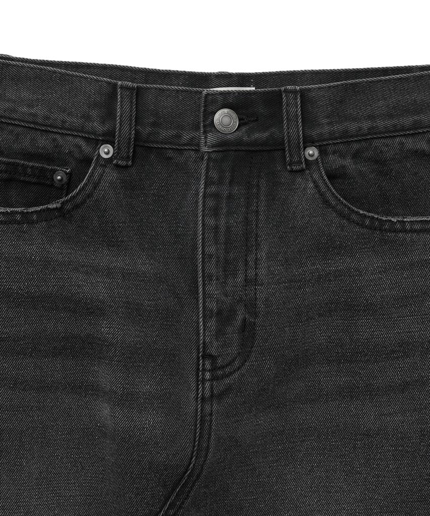 Yale Denim Long Skirt_Charcoal