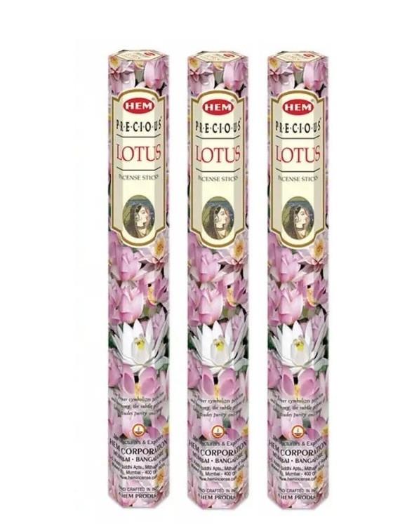 Lotus Flower Incense 3 Boxes of 20 Sticks