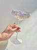 Bunter Kristallglas-Pokal Rotwein-Glasbecher Champagnerglas-Set Haus Premium Weinglas Kristall Regenbogen Glas