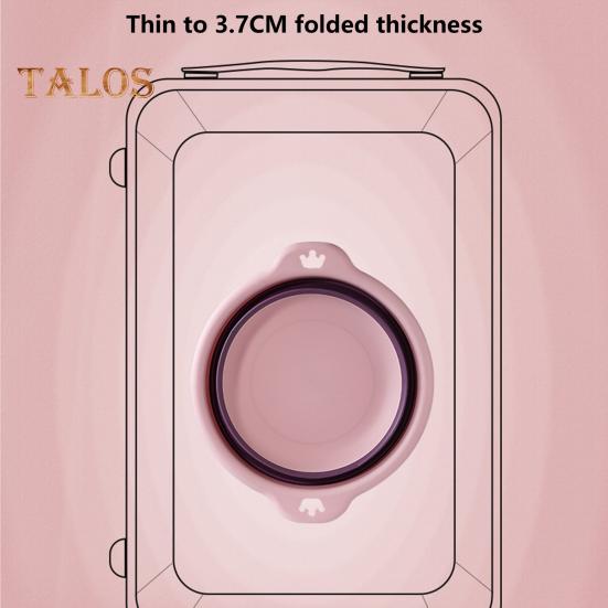 Tvättställ Stor kapacitet hängande plasthål Utomhuscamping Bärbar hopfällbar tvättställ Hushållsartiklar