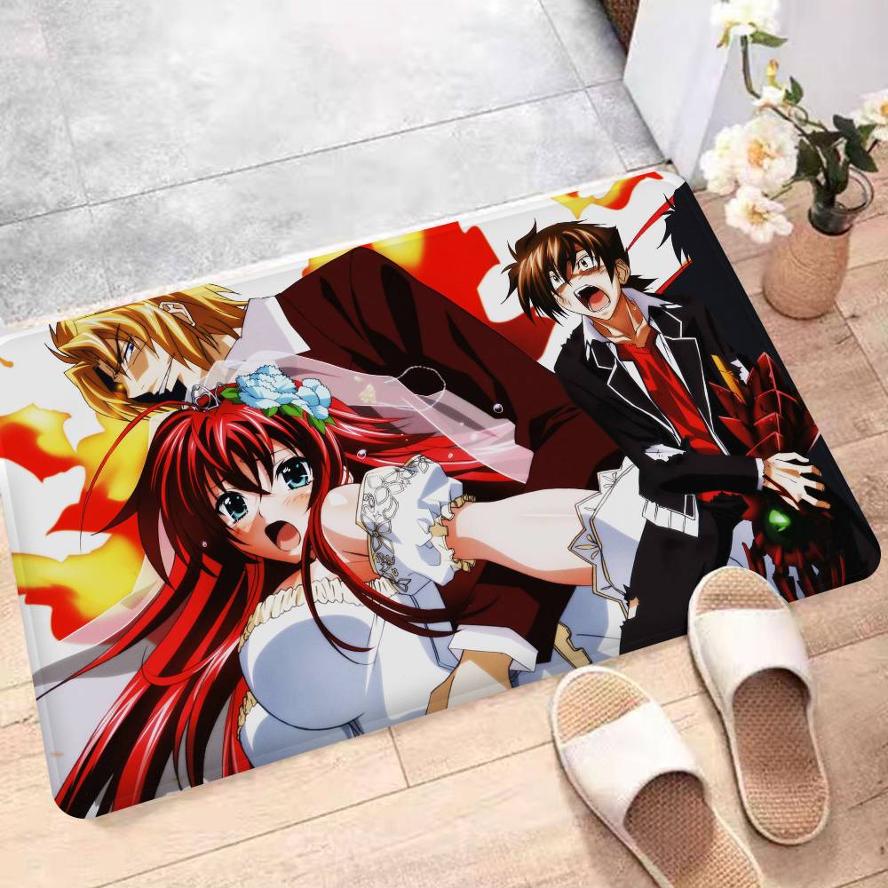 Anime High School DxD Entrance Door Mat Nordic Style Home Doormat Bathroom-Toilet Mats Bedroom Hotel Decor Mat