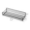 Wrought Iron Wall Mounted Storage Rack, Bathroom Storage Rack, Shower Basket, Kitchen Storage Rack, Punch-free Storage Rack
