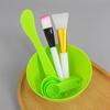 7Pcs Diy Facemask Mixing Tool Kit Face Mask Mixing Bowl Set Facial Mask Bowl Stick Spatula Silicone Soft Face Brushes Spoons