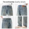 Jeep Men's Summer Casual Straight-Leg Jeans