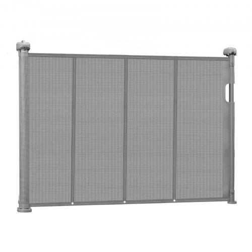 VEVOR Retractable Baby Gate, 870 Mm Tall, Extends Up To 1400 Mm Wide, Retractable Gate for Kids or Pets, Mesh Material