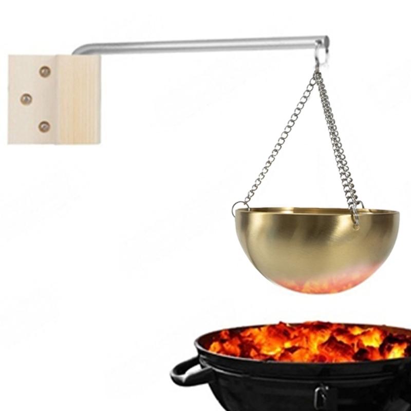 Metal Bowl For Steam Area Perfect For Essential Oils And Salt Crystals 12Cm Round