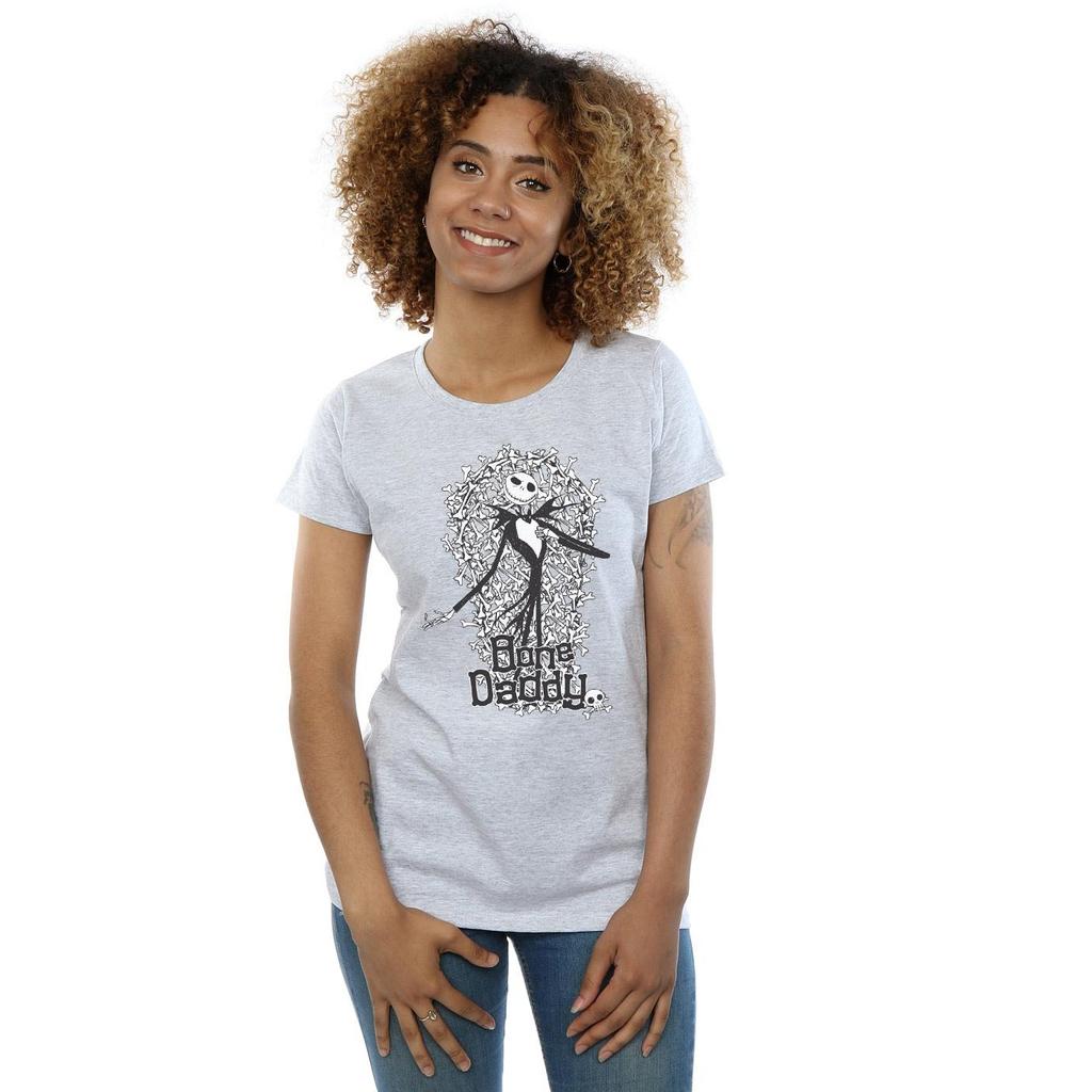 Disney Womens/Ladies Nightmare Before Christmas Bone Daddy Cotton T-Shirt