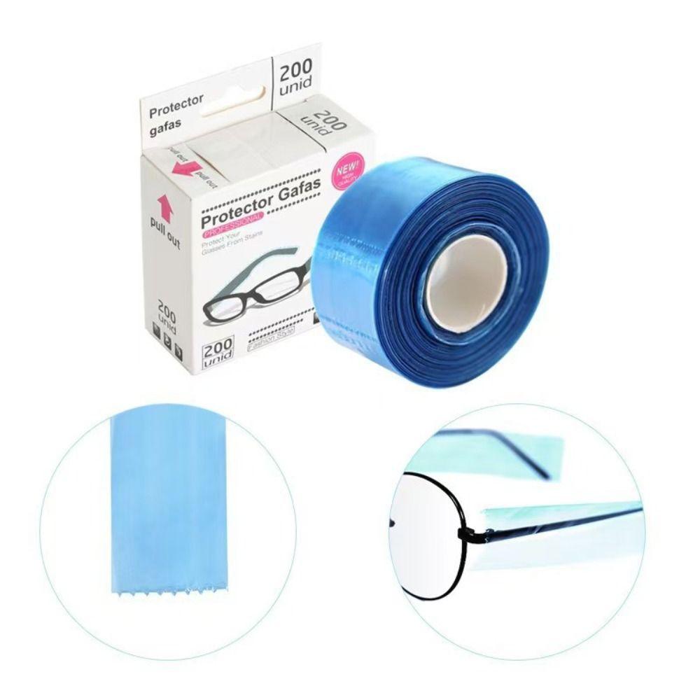 200Pcs/Box Disposable Disposable Glasses Leg Sleeves Anti-slip Hair Coloring Protector  Hairdressing