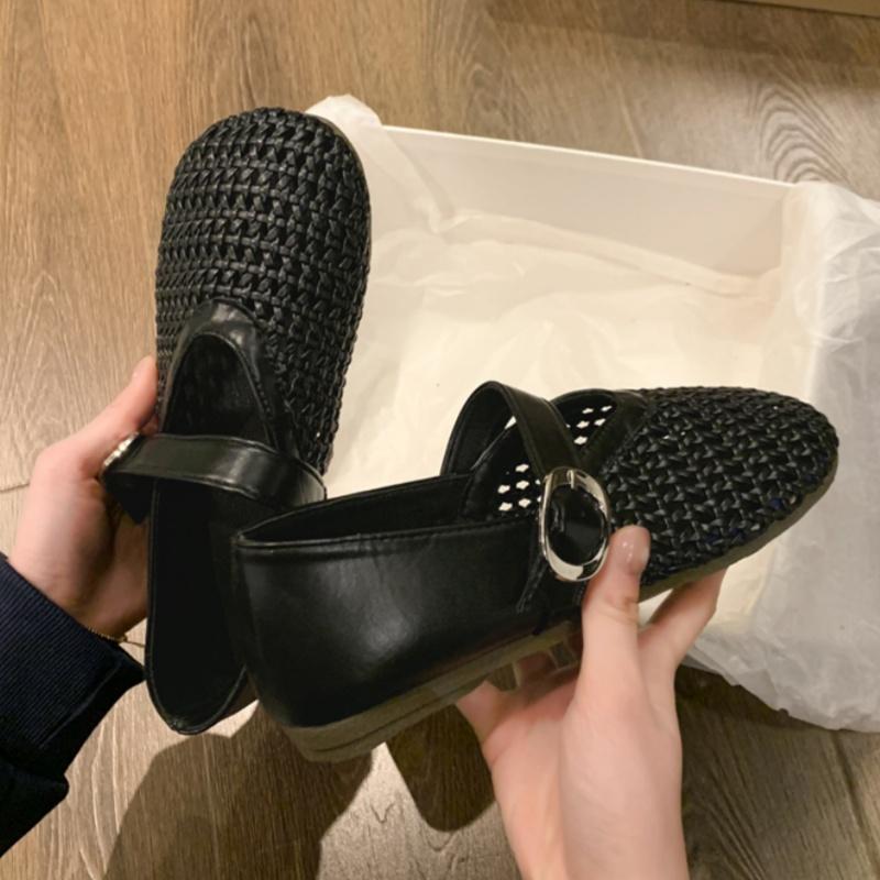 

2025 Дизайнерский бренд Спорт Уют Пляж Женские балетки Летние повседневные сандалии Для ходьбы Женские лоферы Обувь Zapatos De Mujer 40 чёрный