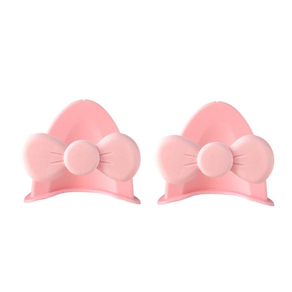 2Pcs Cute Motorcycle Helmet Bear‘s ’Ears with Bow Motocross Electric Bike Helmet and Car Steering Wheel Decroation Accessories Driving Styling