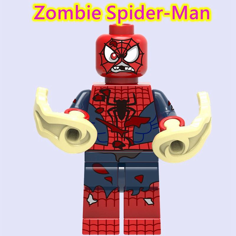 Minifigures Avengers Doctor Octopus Sandman Spider Man Building Blocks Toy