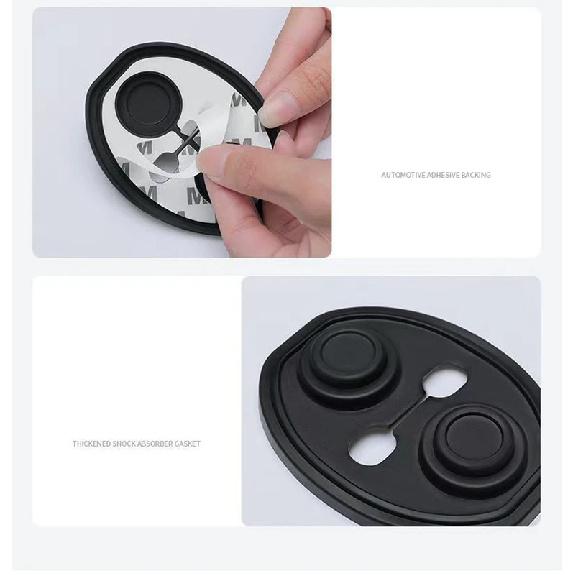 4PCS Silicone Car Door Latch Guard Cover Universal Upgrade Car Door Lock Protector Noise Reduction