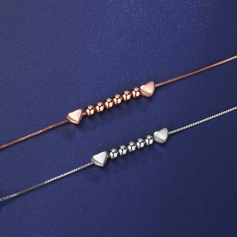 Love Round Bead Bracelet Women's Simple Fashion Niche Exquisite Personality Design Sense Love Bracelet