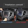 For Maserati Giberit 2014-2020 Real Carbon Fiber Car Central Control Air Outlet Frame Sticker Car Interior Accessories