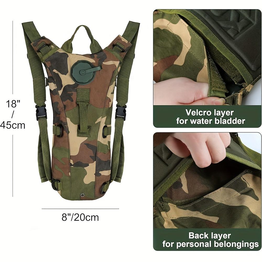 3L Hiking Water Backpack, Running Water Refill Backpack, Tactical Water Backpack with 3L Water Bladder