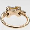 Chaumet Lian Ring K18 Pink Gold/diamond #4.5(US Size) 5.3g Women Used