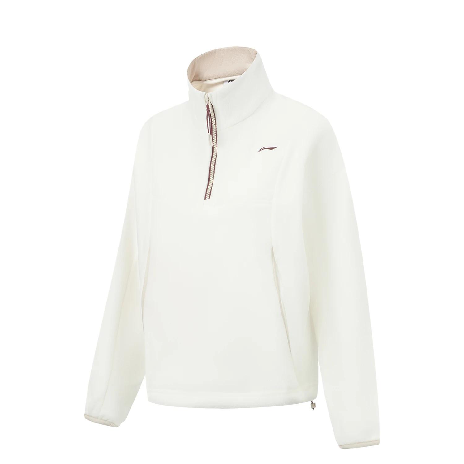 

Li-Ning Серия Фитнес Пуловер с воротником-стойкой Удобная Универсальная Толстовка Женская толстовка AWDVE44-1 S