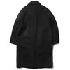 Lelales Balmacaan Wool Single Long Coat - 2 Colors