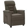 Day and Night - Day and Night Dark Grey Faux Suede Leather Recliner