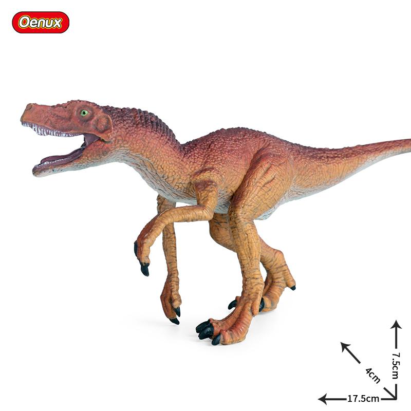 Figurine Oenux Dinozauri Jurasici T-Rex Velociraptor Spinosaurus Dilophosaurus Model Animal Figurine de Acțiune Colecție Jucărie pentru Copii