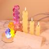 Round/Waving/Heart Candle Molds for Making Candle Soap DIY Craft