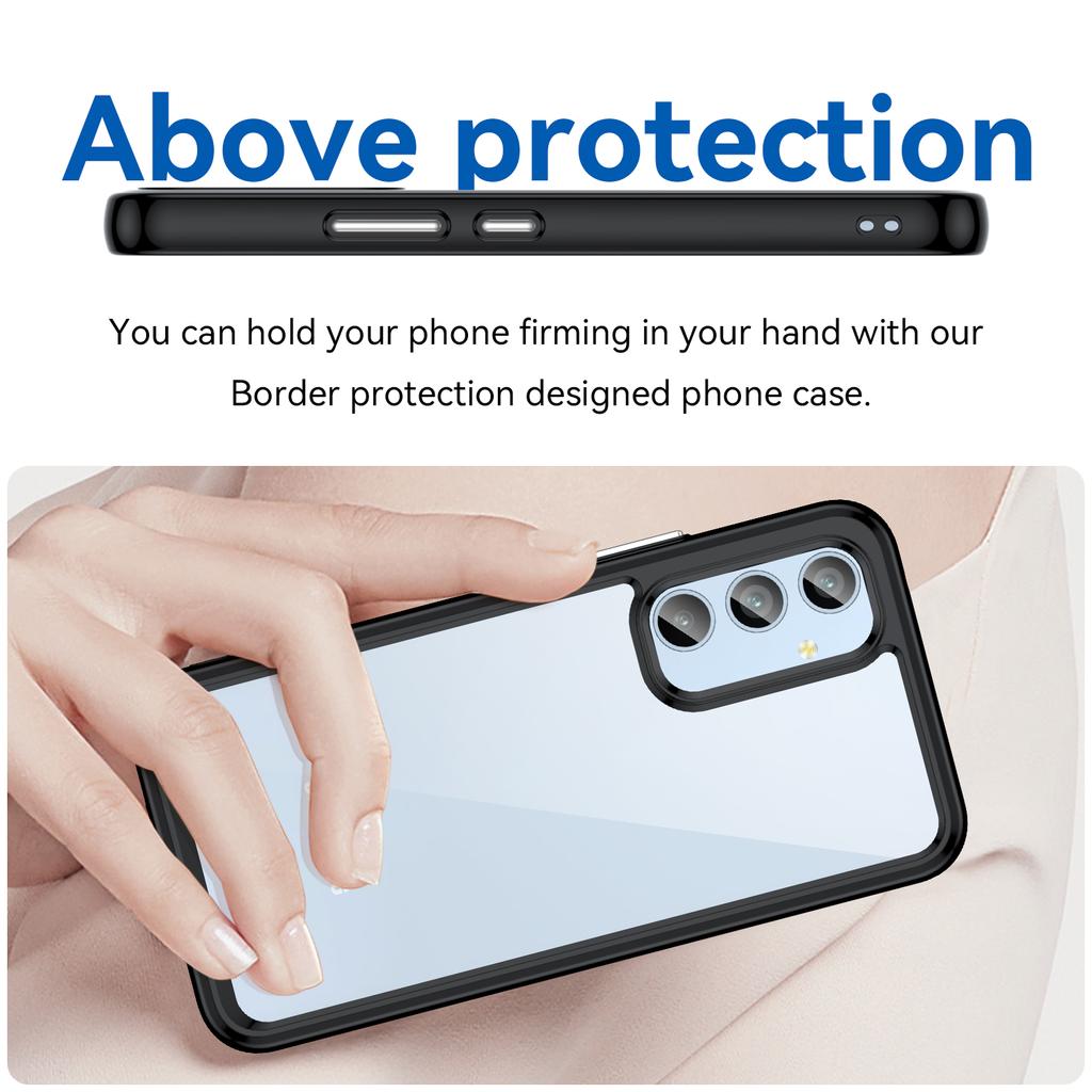 Transparent TPU Case for Samsung Galaxy A15 A25 A35 A55 5G A05 A05S A14 A24 A34 A54 A13 A23 Protective Cover Funda Coque Capa