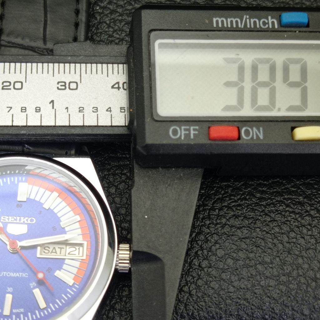 REFURBISHED SEIKO 5 AUTOMATIC 6309A VINTAGE JAPAN MENS BLUE DIAL WATCH A440889-4