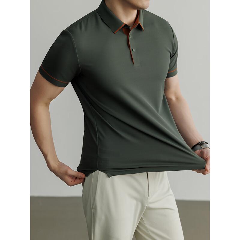 Hengyuanxiang Men's Premium 10A Antibacterial Polo Shirt