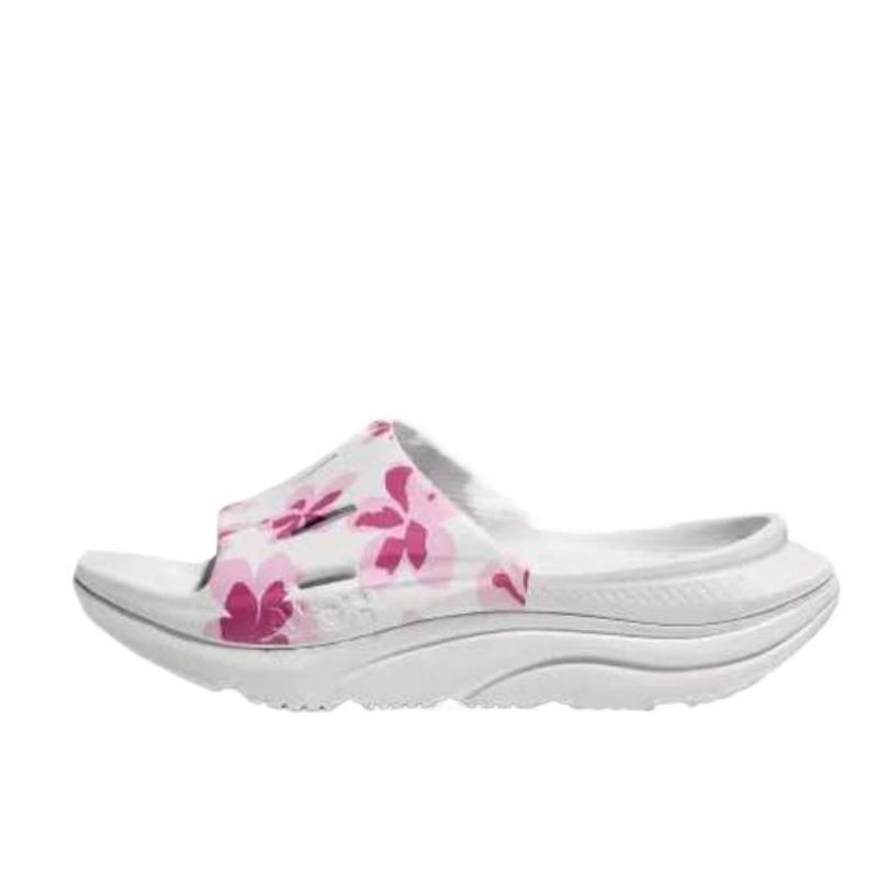 Hoka One One Ora Recovery Slide 3 Unisex Slide Slippers Stylish Comfortable Pink 1153891-NLD EU 45