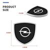 AAGZ1 1/2pcs Metal Shield Car Sticker Badge Body Decoration Emblem For Opel Astra Insignia Corsa Zafira Meriva Mokka Vivaro Vectra