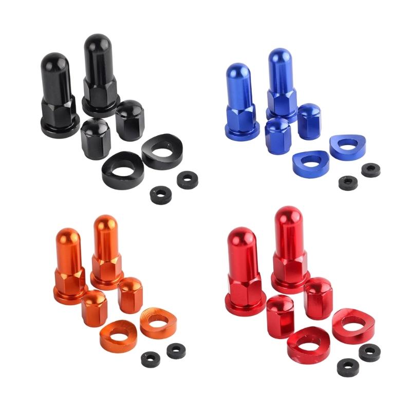 Motorcycle Wheel Rims Locking Nuts Spacer Kit Metal Material Easy Installation Universal Fit For Various Bike Models