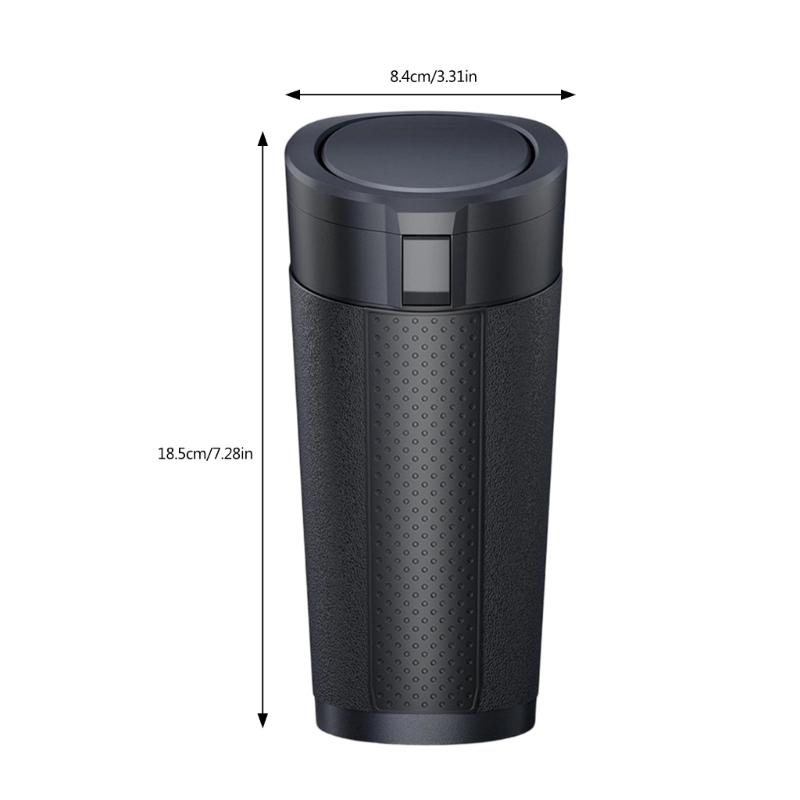 Car Trash Container Not Spill Design Flexible Placement Automotive Waste Bin Easy To Carry for Small Sedans SUVs Use