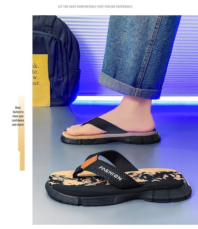 Men s Non-slip Outdoor Flip-flops Size 44 хаки