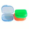 Premium Clear Denture Case Durable Plastic, Odorless Personal Care Accessory for Travel & Storage