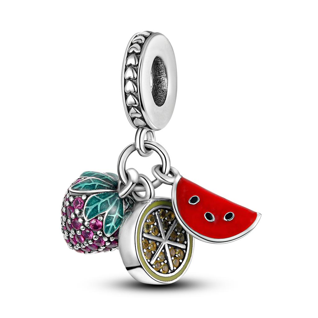 Silver Plated Lucky Clover Charms Travel Aircraft Butterfly Cat Beads Fit  Original Bracelets Women DIY Fine Jewelry Gift