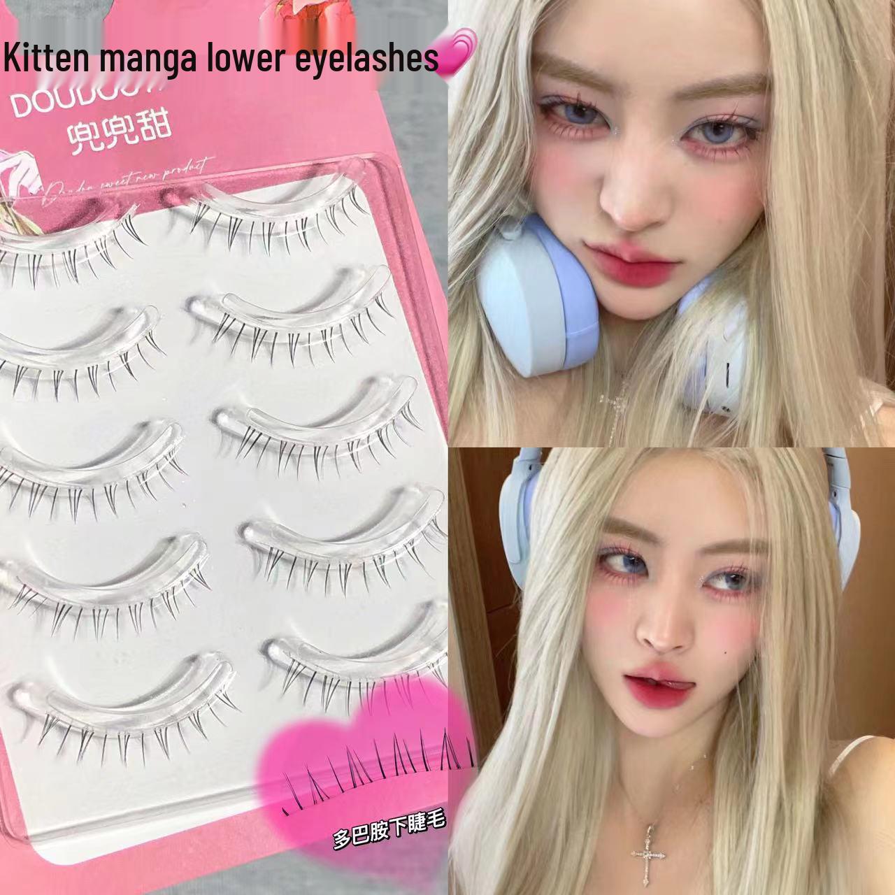 

Doudou Sweet Wildcat Lower Lashes: Comic Eyes Little Devil Fox-Eye Segments