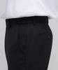Musinsa Standard Wool Tapered Hidden Banding Crop Slacks [Black]