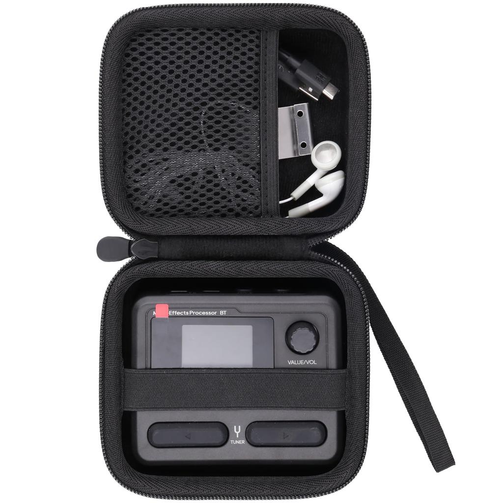 (Case Only) SONICAKE Pocket Master QME-10BK Multi-Effects Pedal Storage Case, Black - Khanka