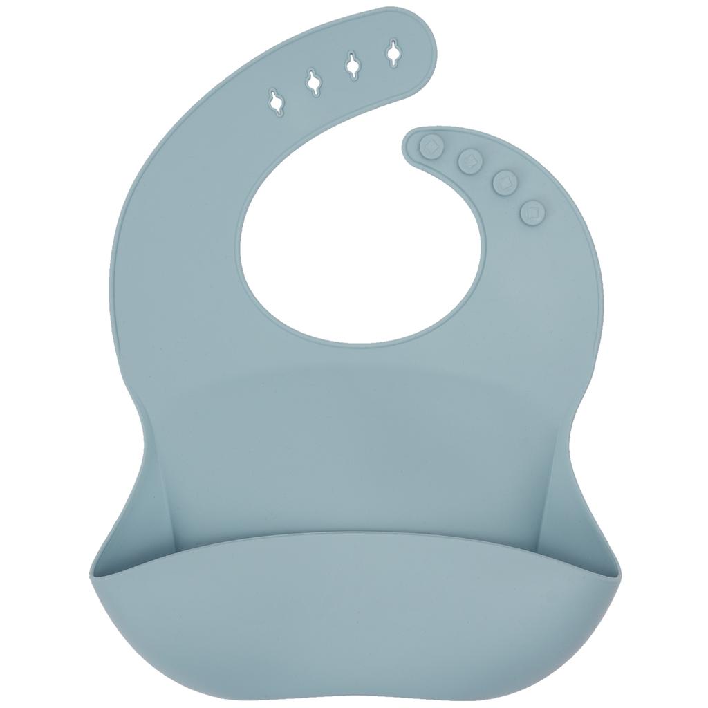 Color Kids 1PCS Silicone Baby Bibs Waterproof Feeding Accessories Food Grade Drool Bibs Newborn Burp Cloth Baby Accessories