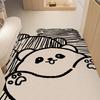 Cute Cat Household Door Floor Mat Leather Floor Mat Entry Door Porch Non-Slip And Wear-Resistant Foot Mat Girl Heart Floor Mat
