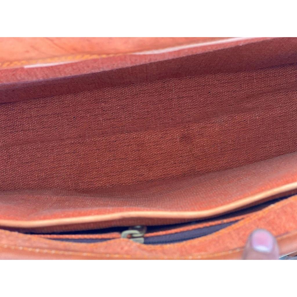 Men's Genuine Briefcase Vintage Leather Messenger Bag Shoulder Laptop Bag