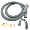 1.5/2/3/4M Washing Machine Drain Hose Extension Universal Dishwasher Drain Pipe Washing Machine Waste Hose Kit for 20 24 30 38mm