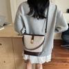 Retro bucket bag women's summer new fashion simple shoulder bag commuter messenger bag